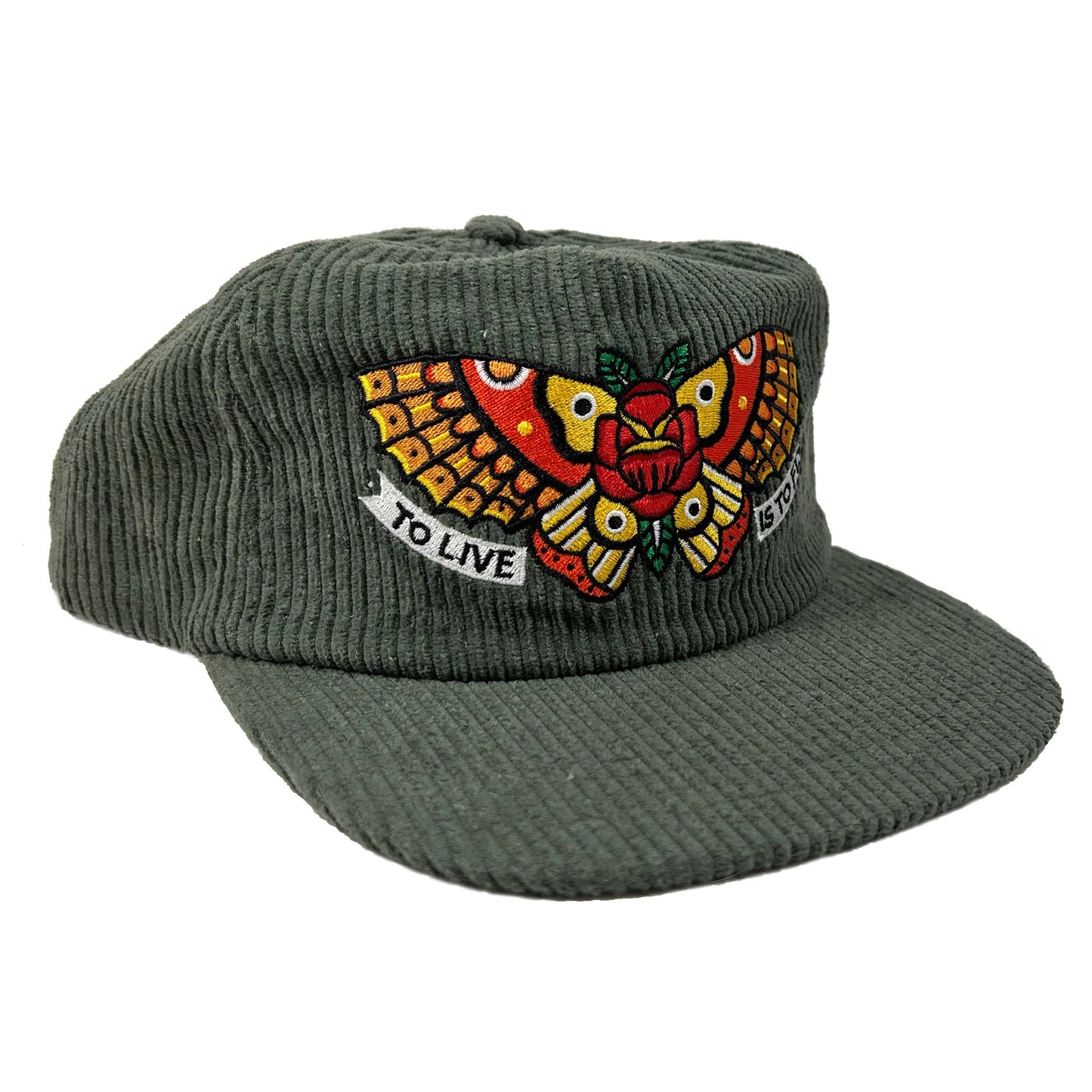 Townes Butterfly Corduroy Cap