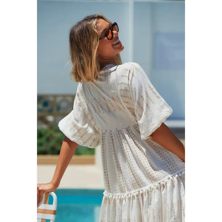 Seashell Palace Midi Dres