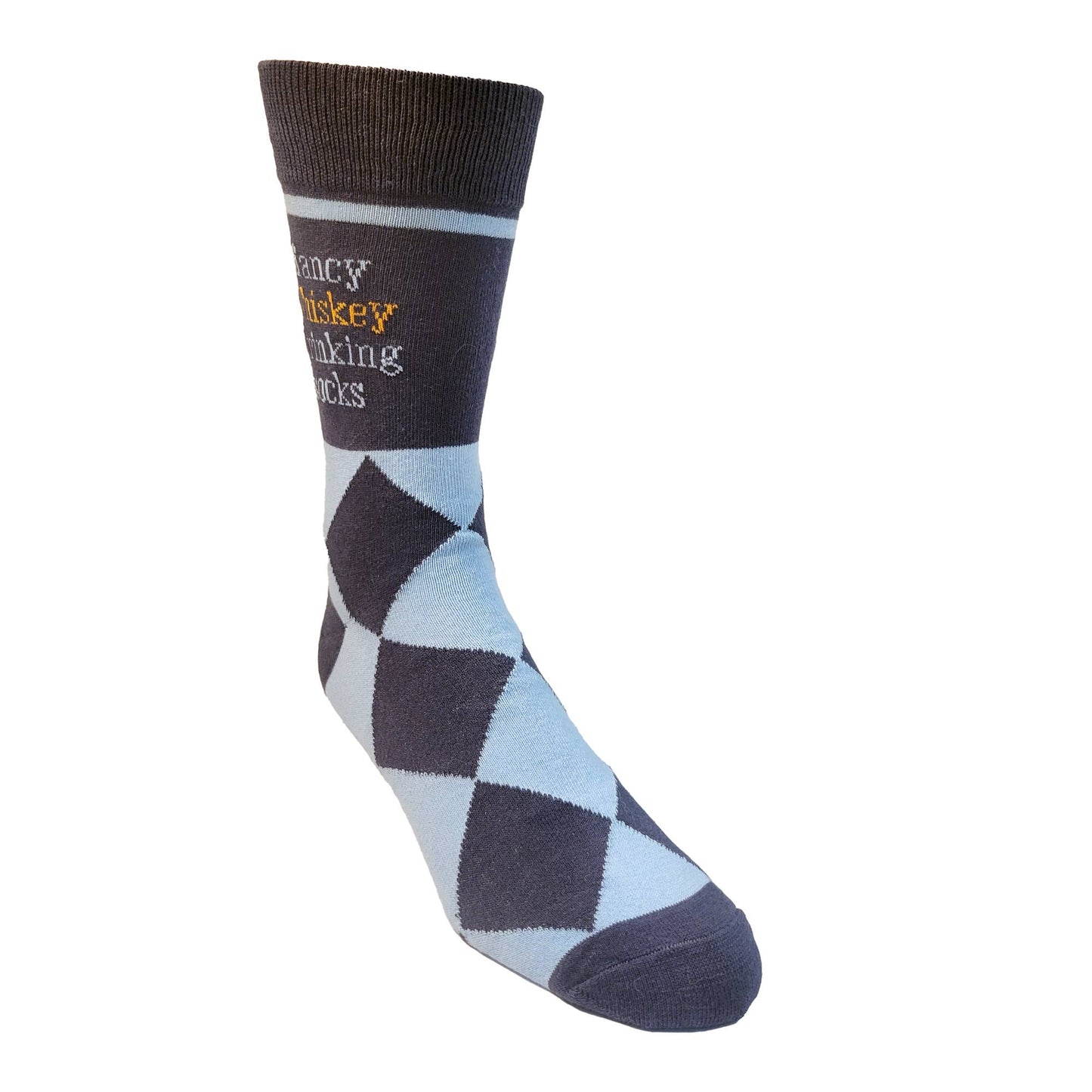 Fancy Whiskey Drinking Men's Socks