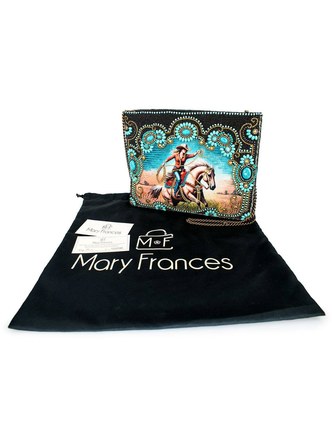 Cowgirl Beaded and Embroidered Western Crossbody Handbag