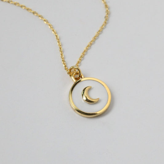 Circle in the Moon Necklace