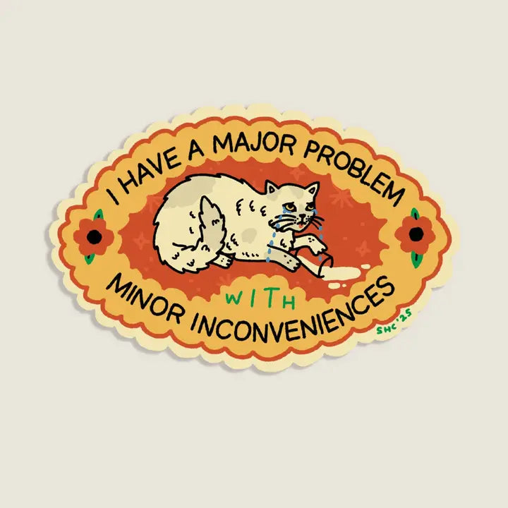 Major Problem Sticker