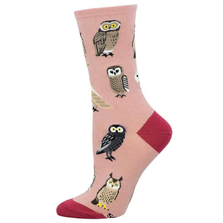 Parliament of Owls Pink Socks