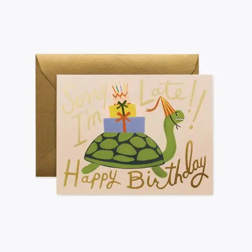Belated Turtle Birthday | Greeting Card