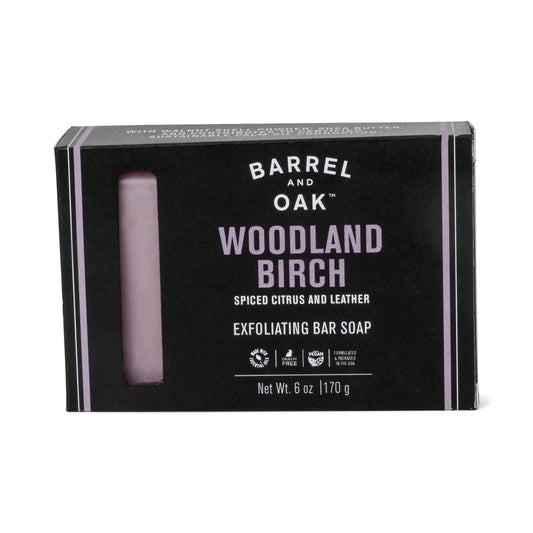 Exfoliating Bar Soap Woodland Birch - 6 Oz