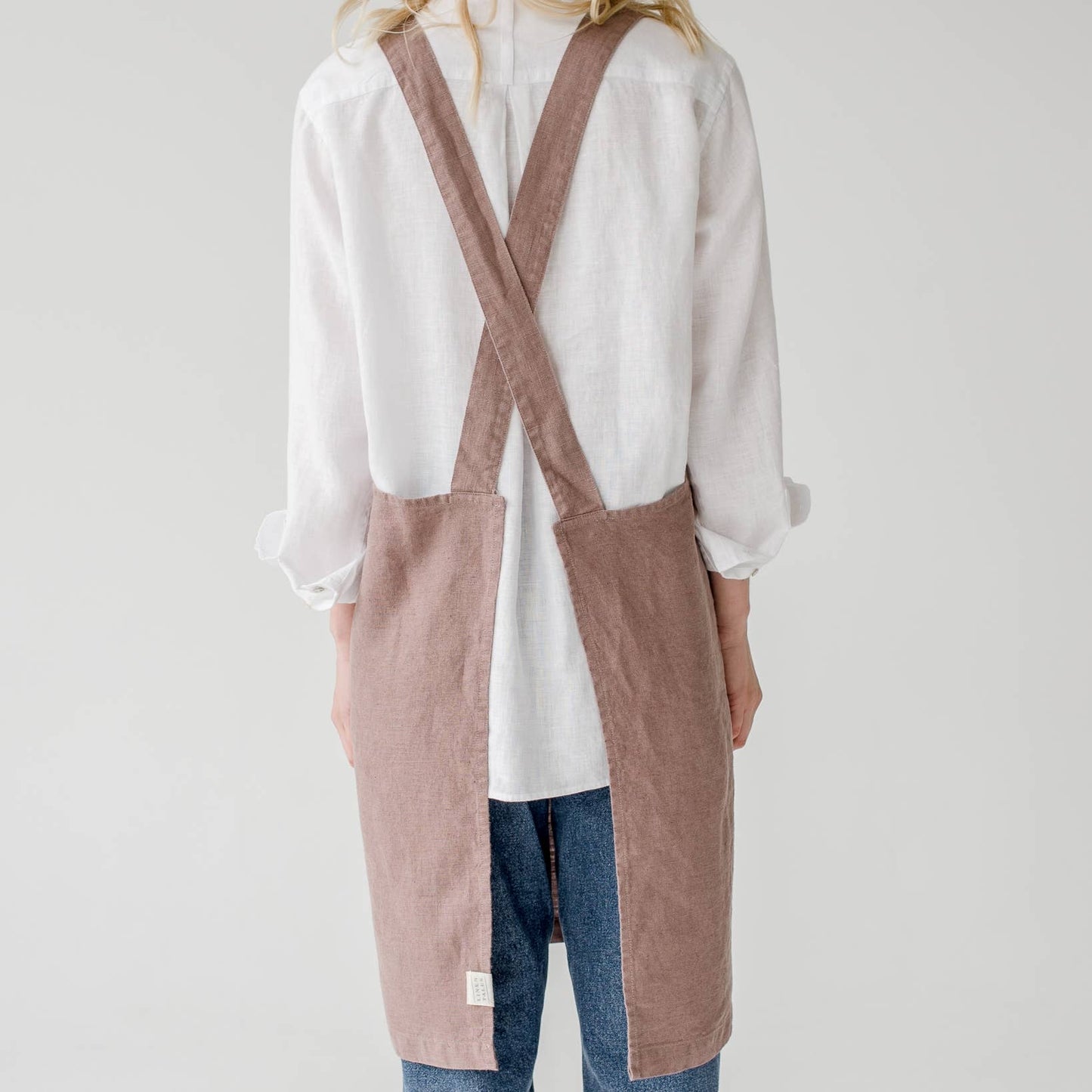 Crossback Apron | Ashes of Roses Linen