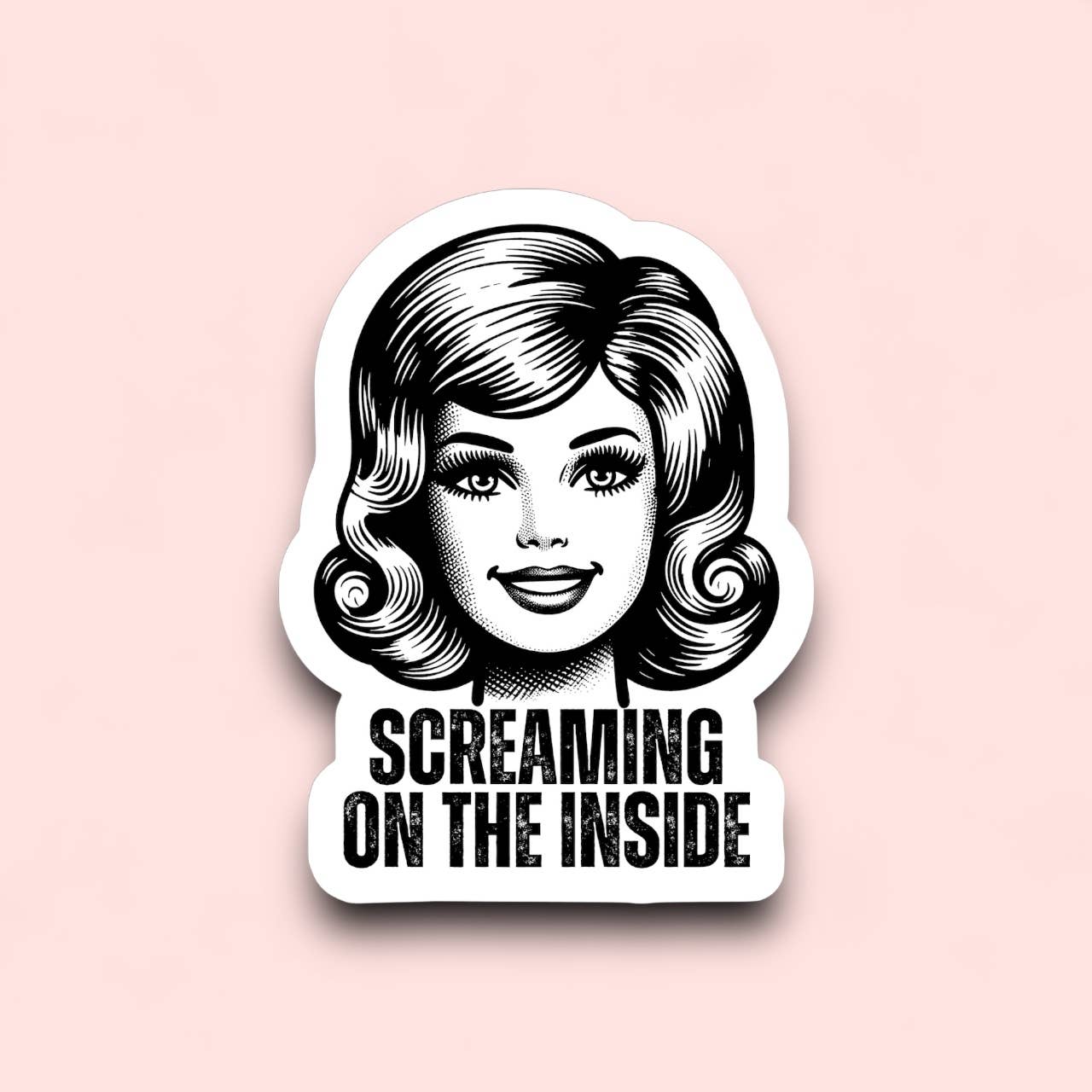 Screaming on the Inside Sticker