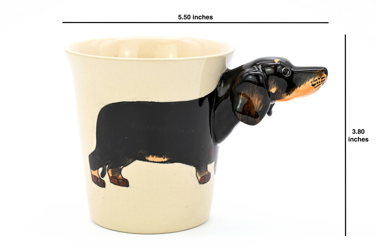 Black Dachshund Mug
