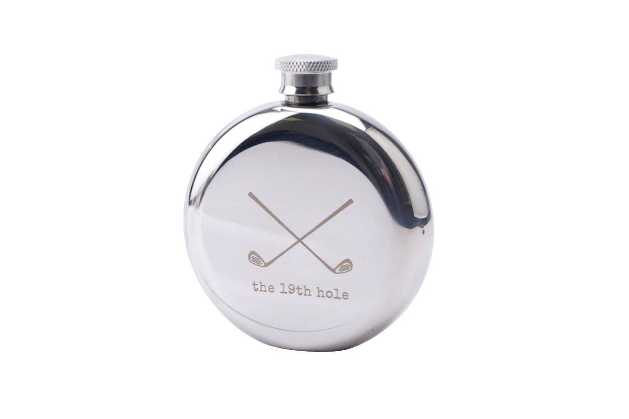 The 19th Hole Hip Flask | Stainless Steel