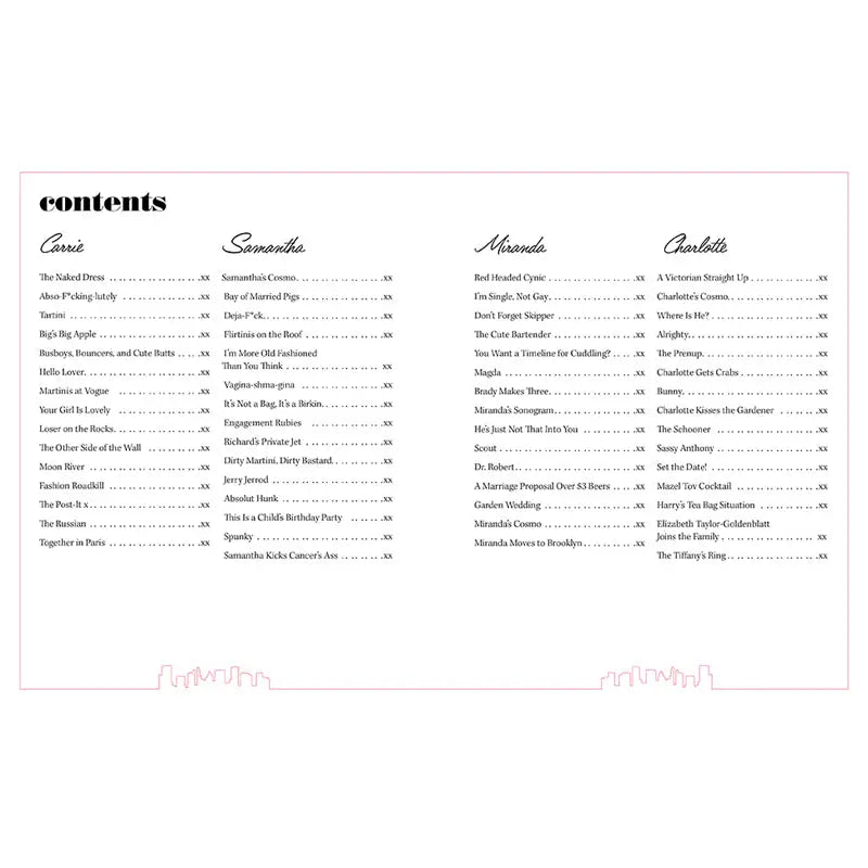Sex and the City Cocktails