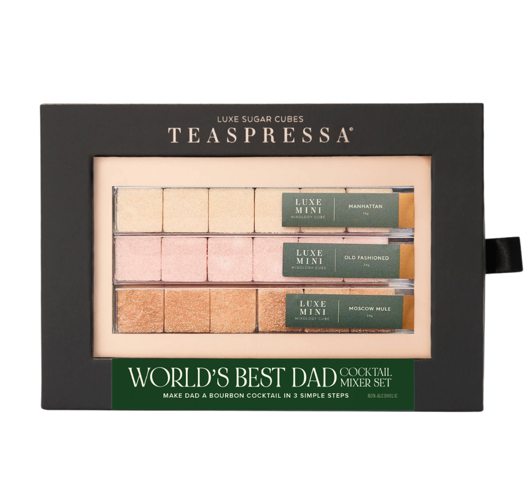 Worlds Best Dad Cocktail Set (Black Box)