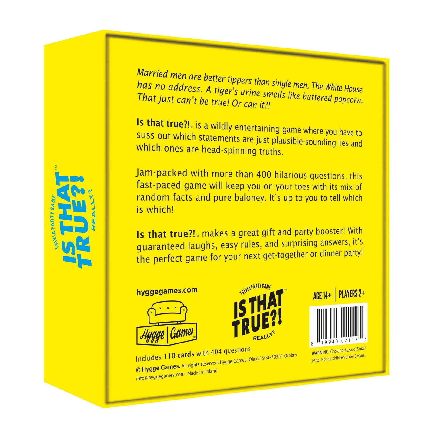 Card Game - Is That True?