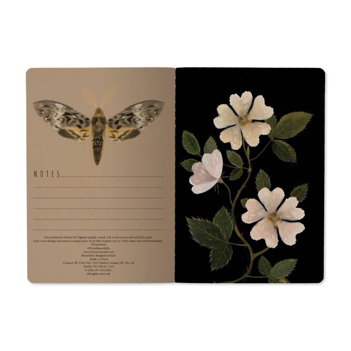 Softcover Notebook | Night Garden