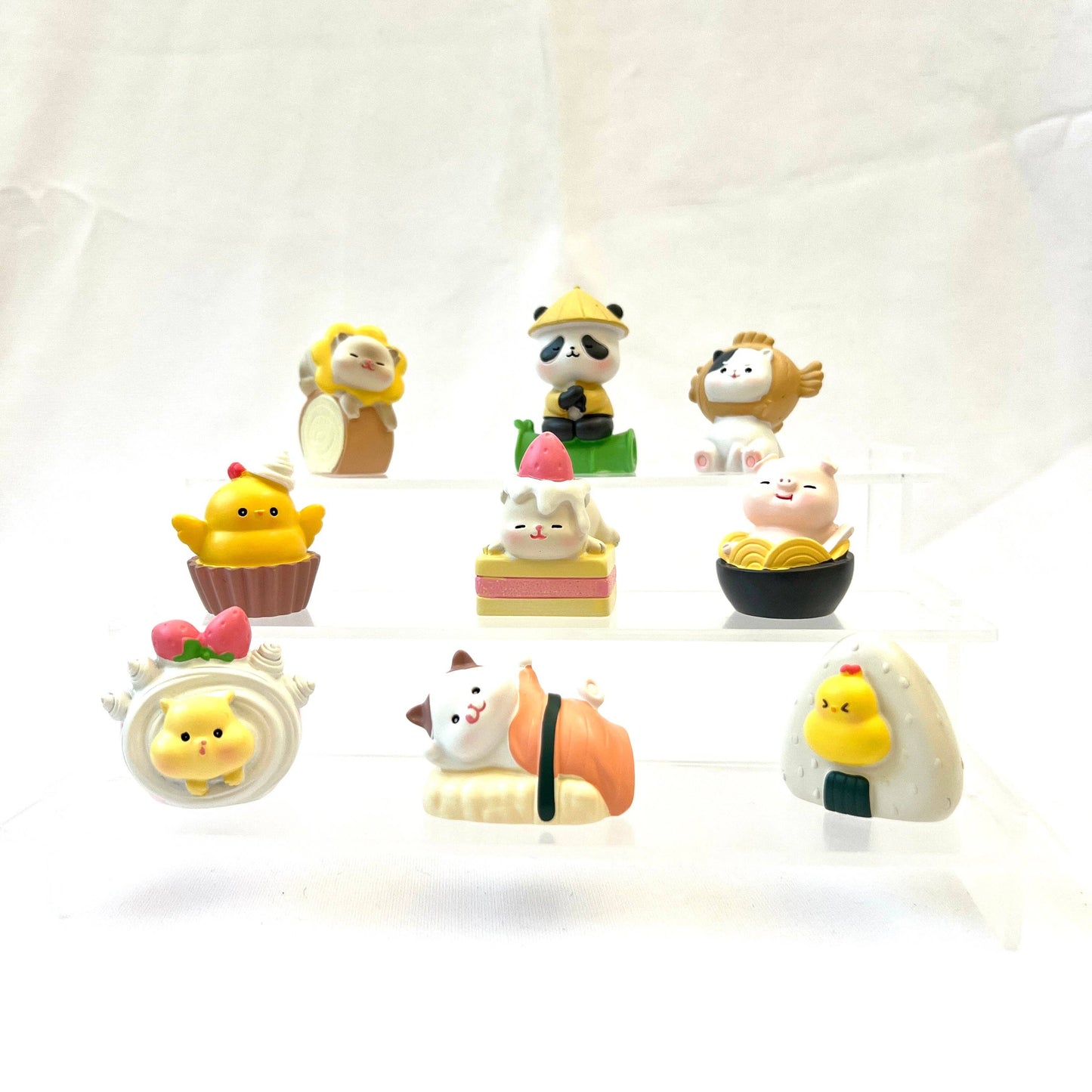 Japanese Restaurant Animals Figurine Blind Box
