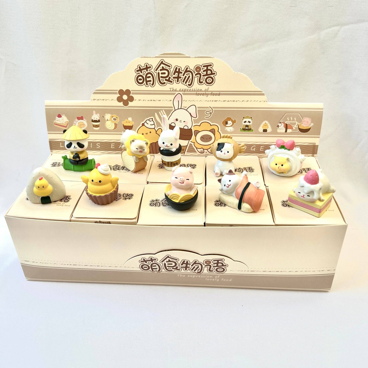 Japanese Restaurant Animals Figurine Blind Box