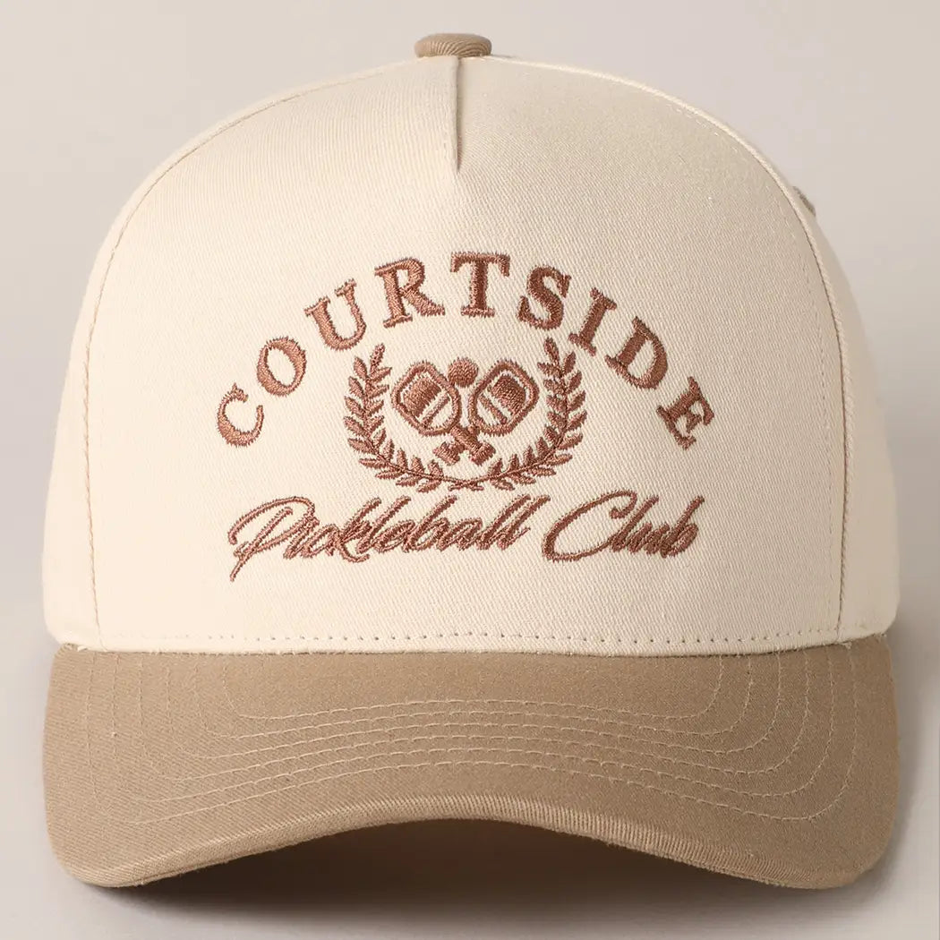 Courtside Pickleball Club Two Tone Trucker Hat