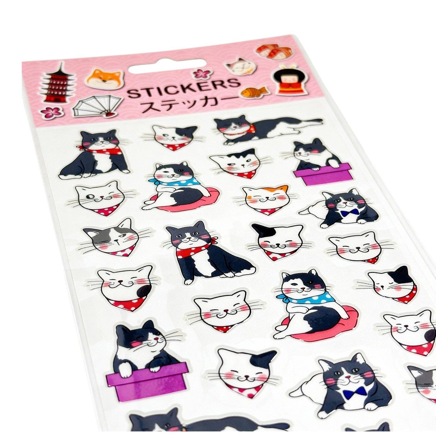 Cats Puffy Stickers
