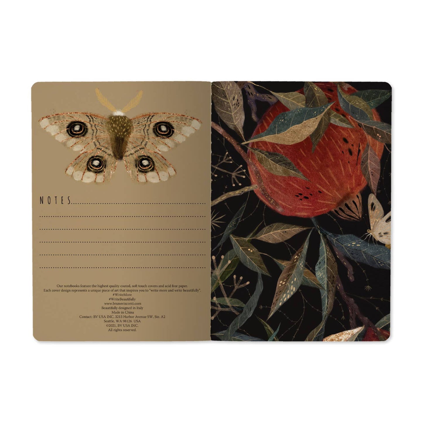 Softcover Notebook | Pom on the Vine