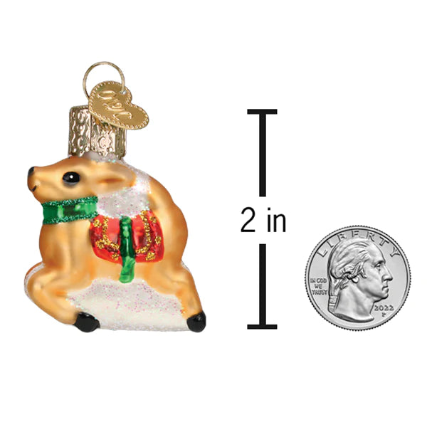 Mini Reindeer Ornament