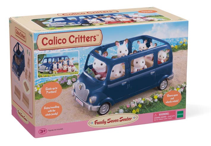 Dollhouse Vehicle, Seven Seater Van, Collectible Toys