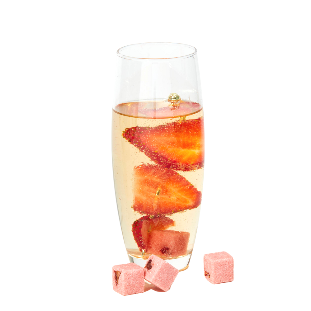 STRAWBERRY | LUXE Champagne Cubes MINI
