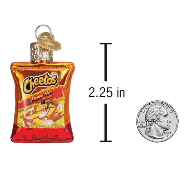 Mini Flamin' Hot Cheetos Ornament