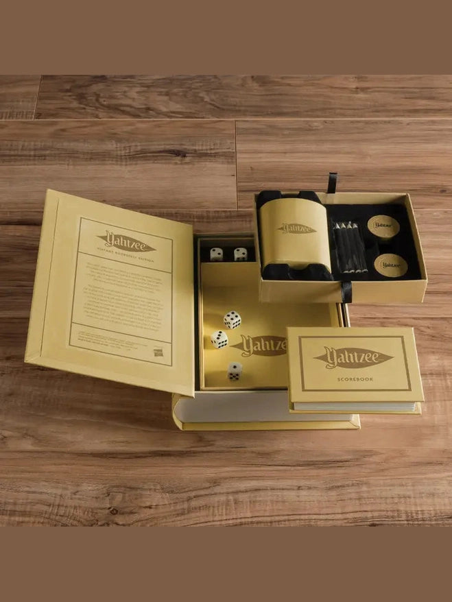 WS Game Company Yahtzee Vintage Bookshelf Edition