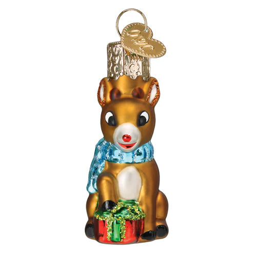 Mini Rudolph the Red-Nosed Reindeer Ornament