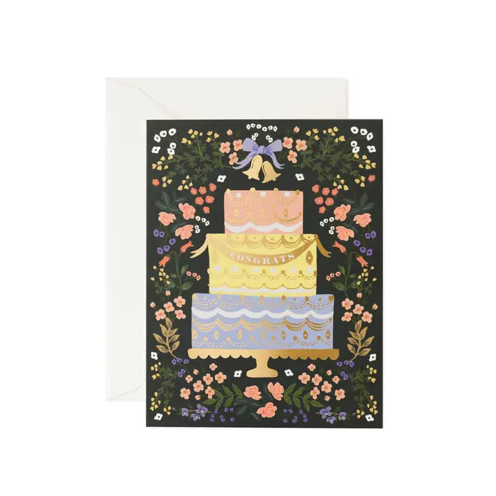 Woodland Wedding Cake | Greeting Card