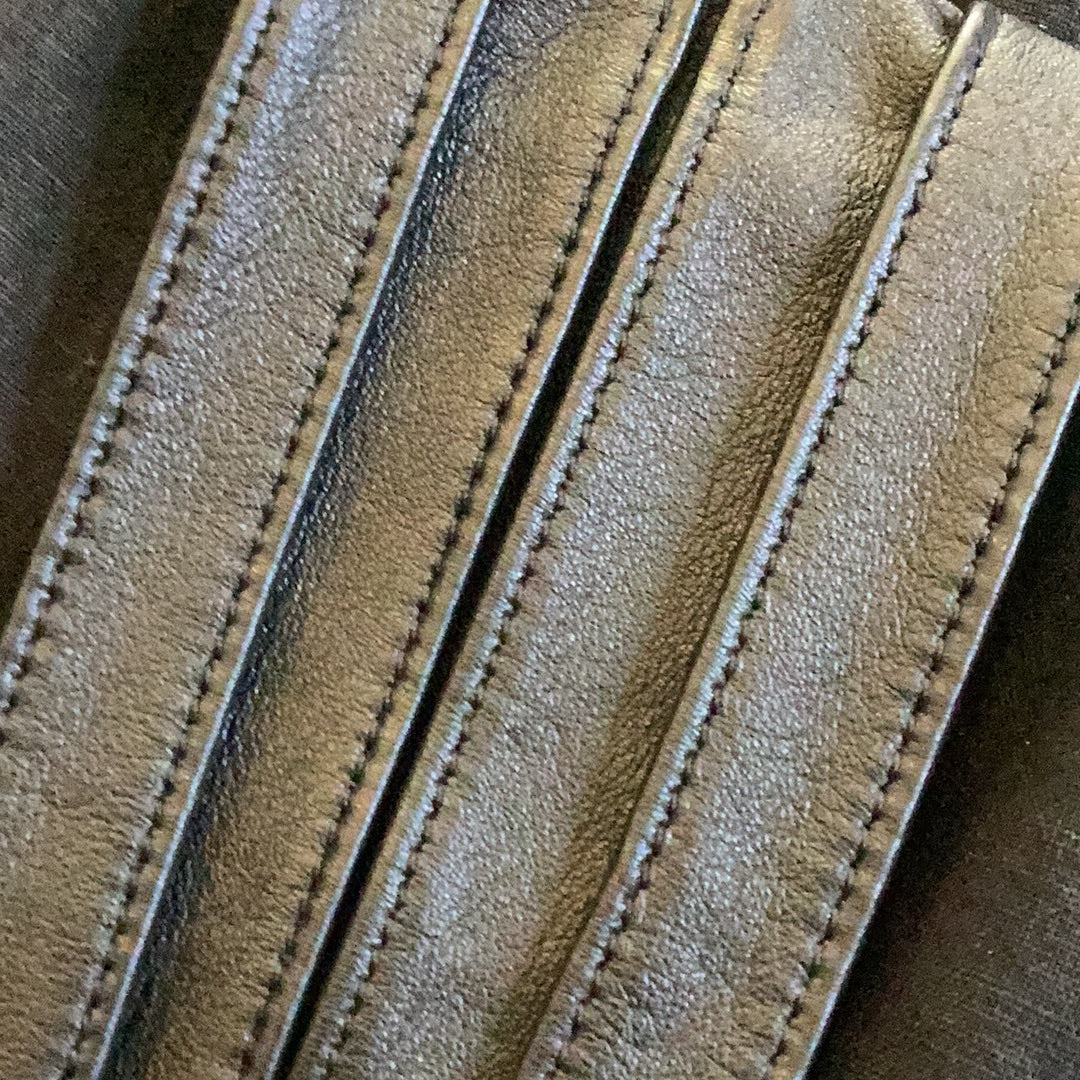 Wide Pleated Tie Belt