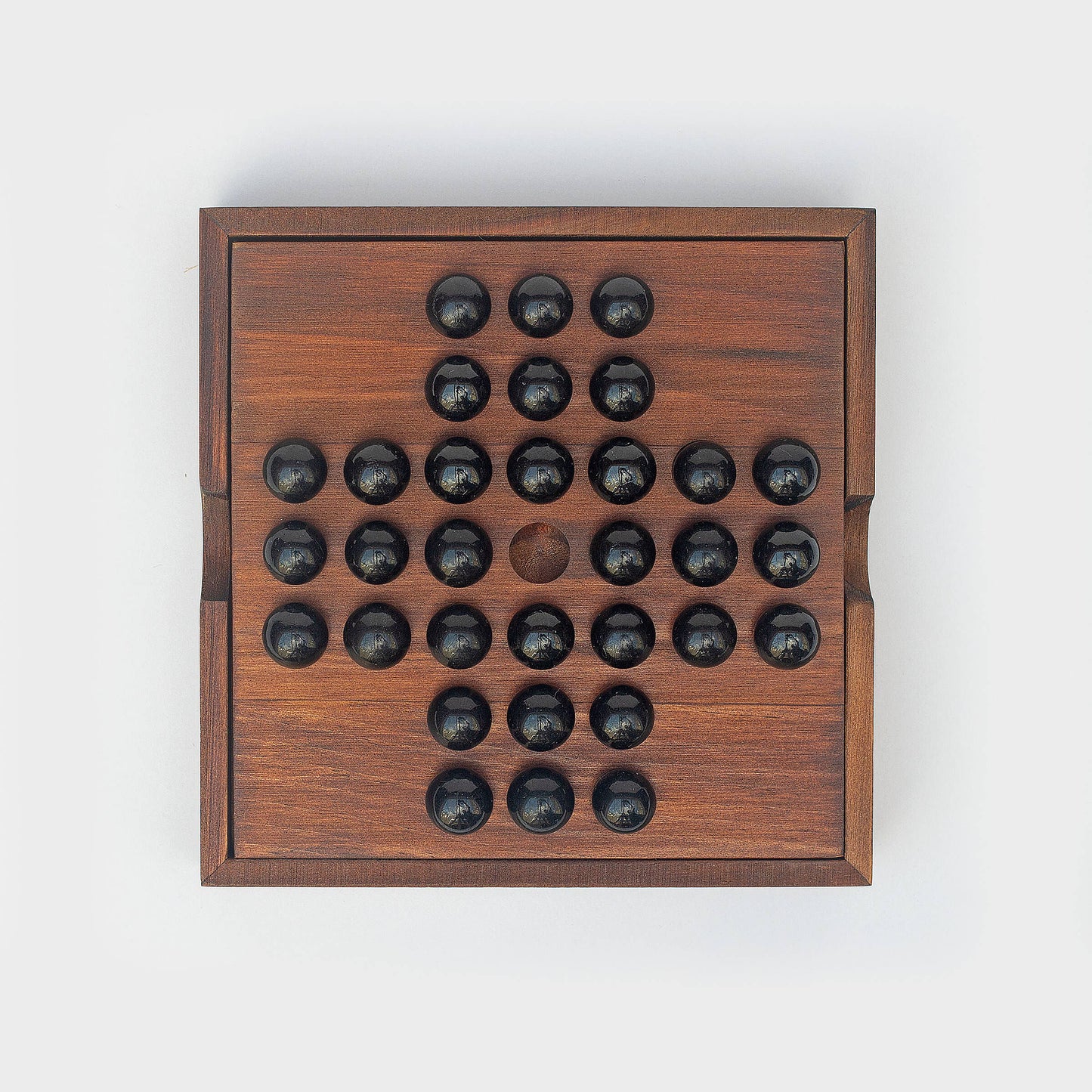 Iron & Glory Wooden Solitaire Game