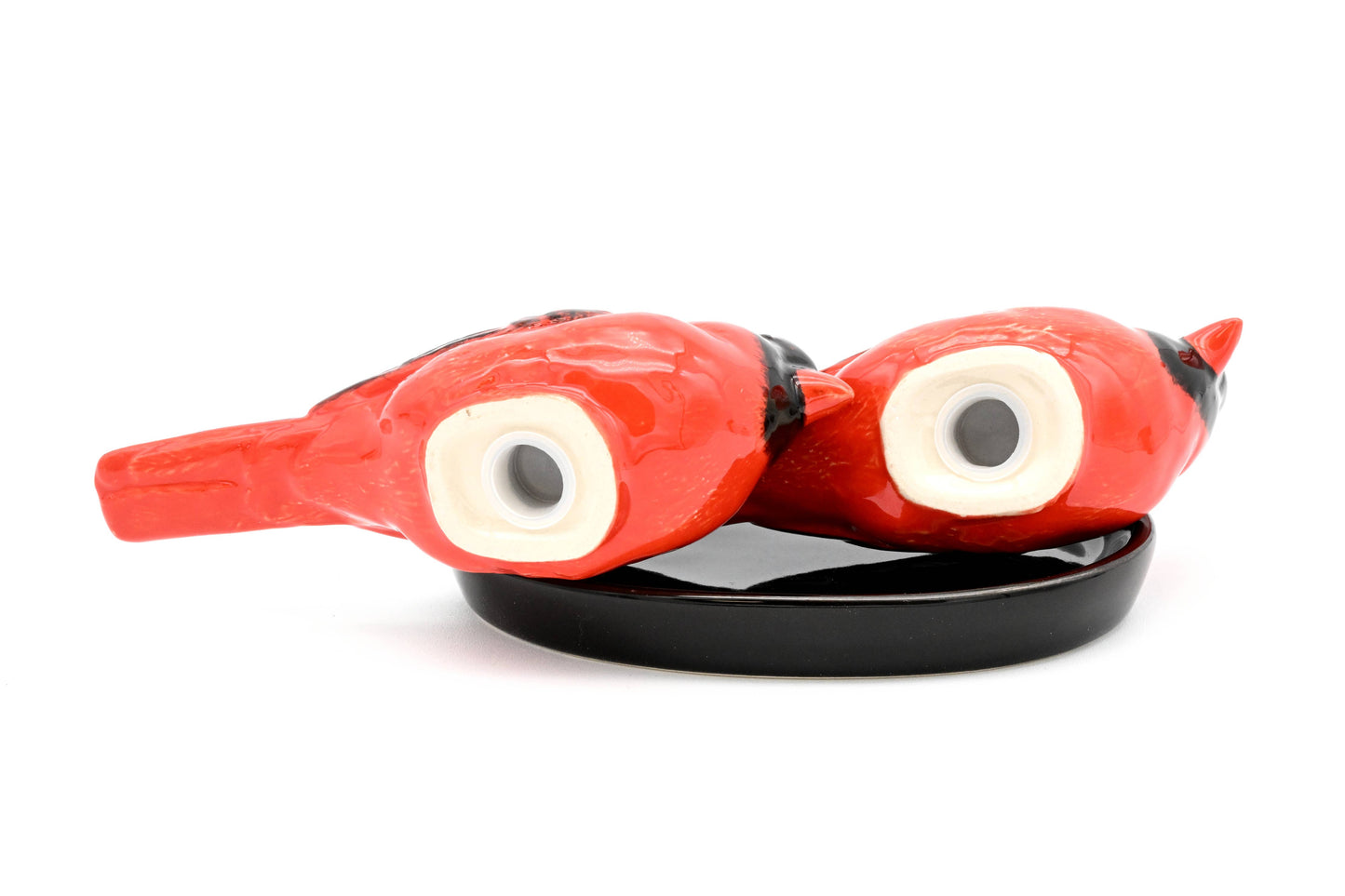 Cardinal Salt and Pepper Shakers