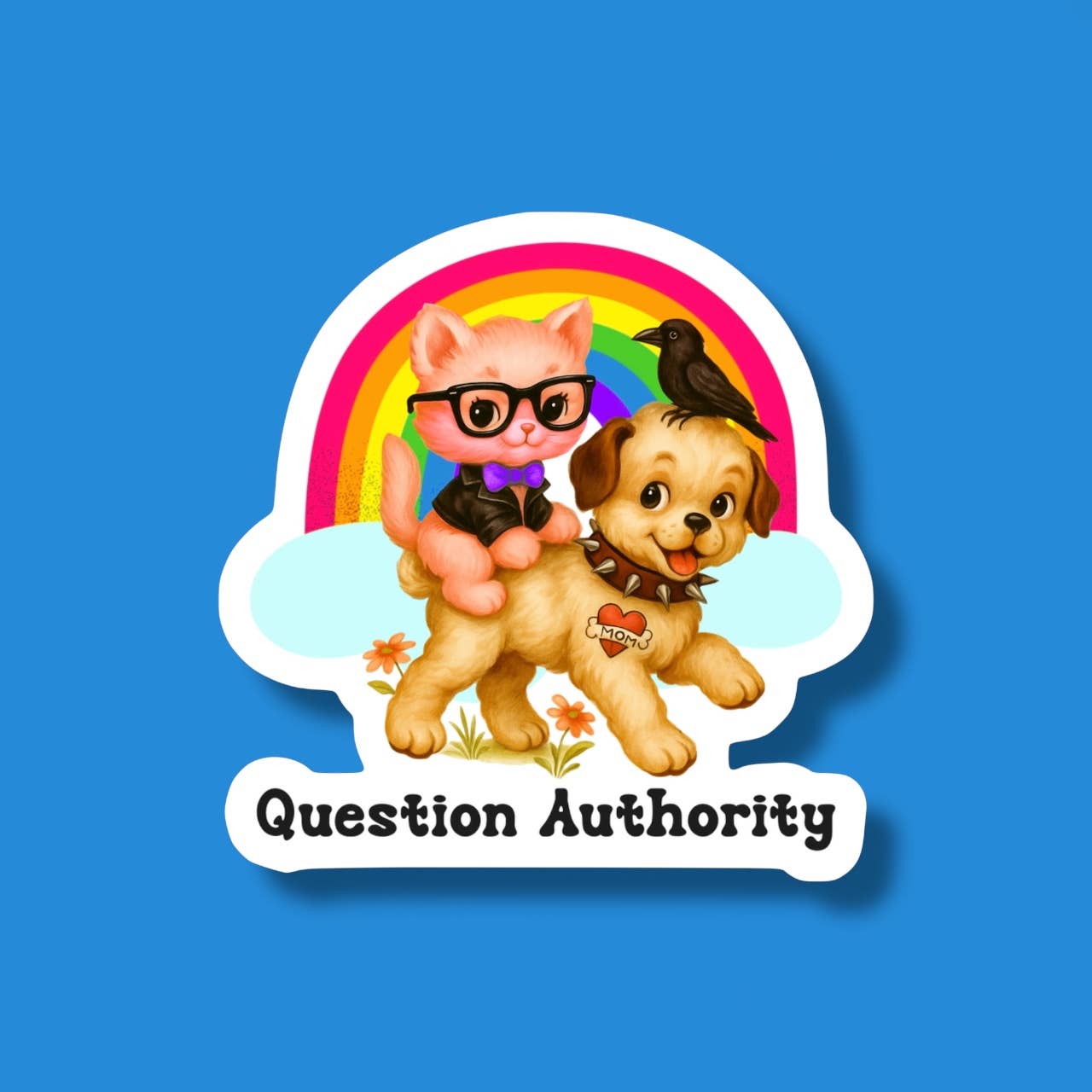 Question Authority Sticker