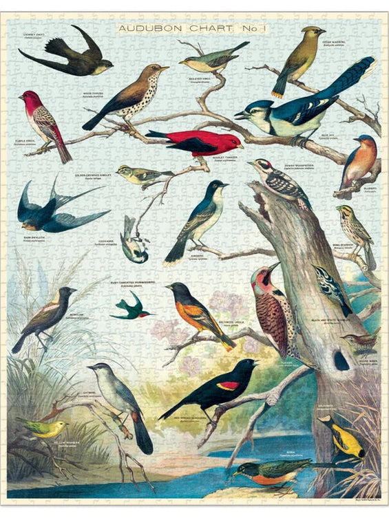 Audubon Birds 1000 Piece Puzzle