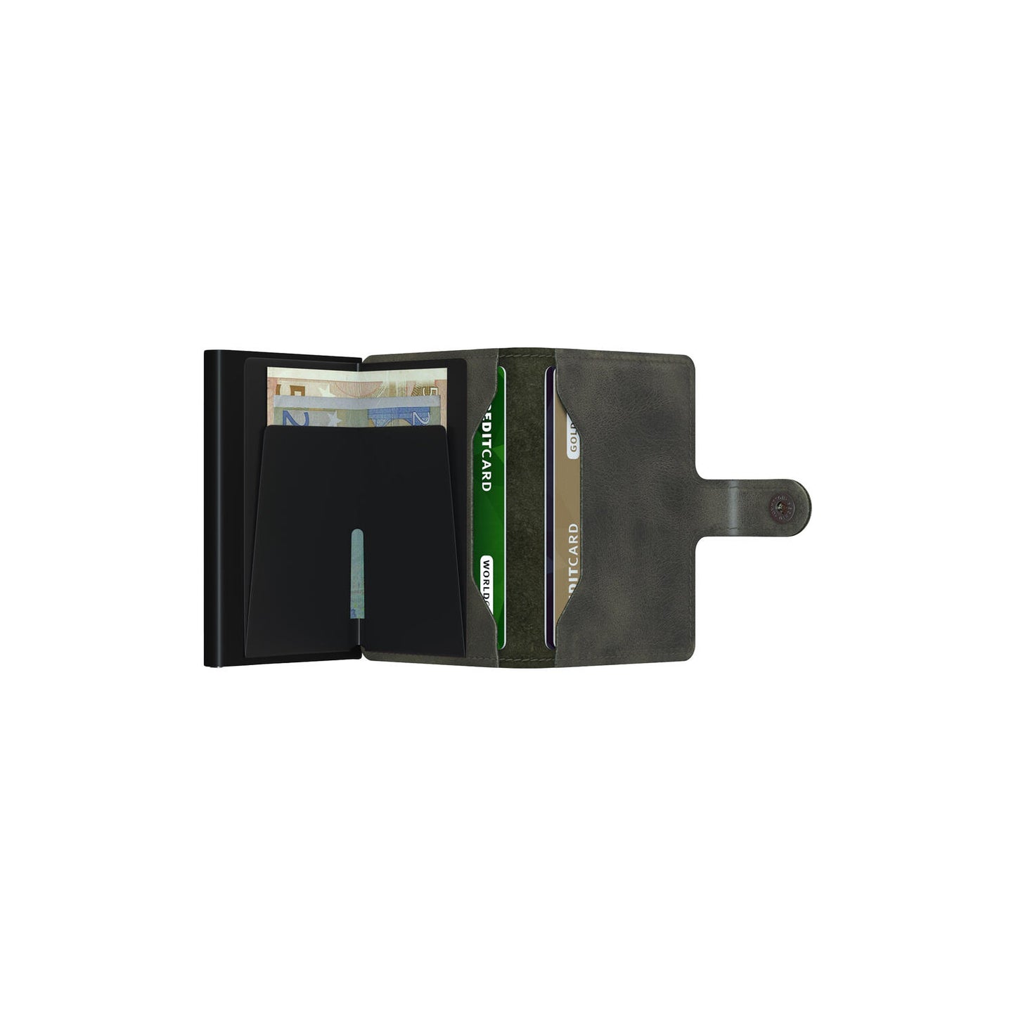Miniwallet | Vintage Olive Black