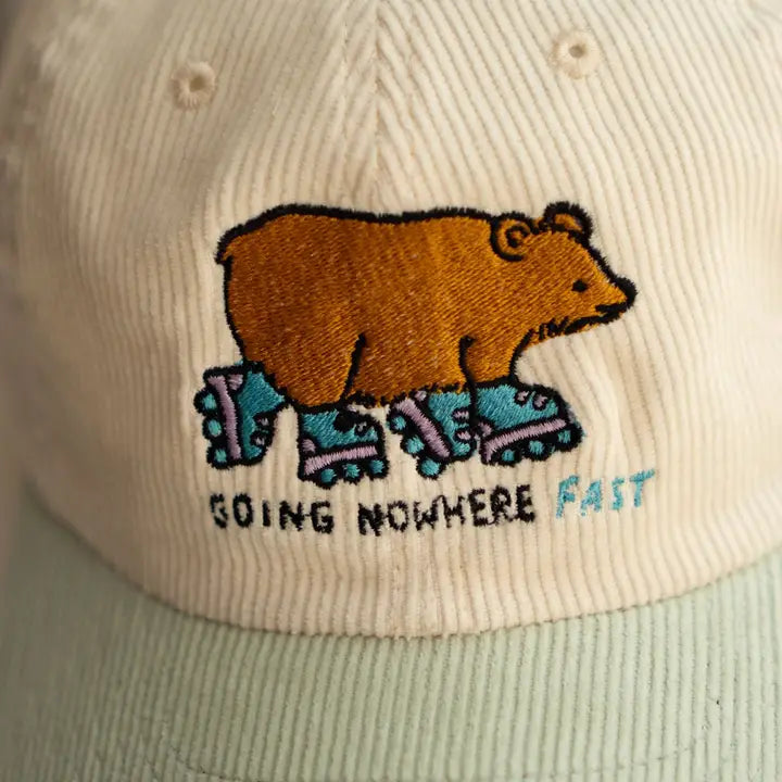 Going Nowhere Fast Two-Tone Corduroy Dad Hat