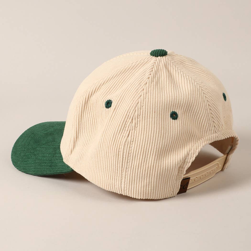 Put It On My Husband's Tab 5 Panel Corduroy Baseball Cap