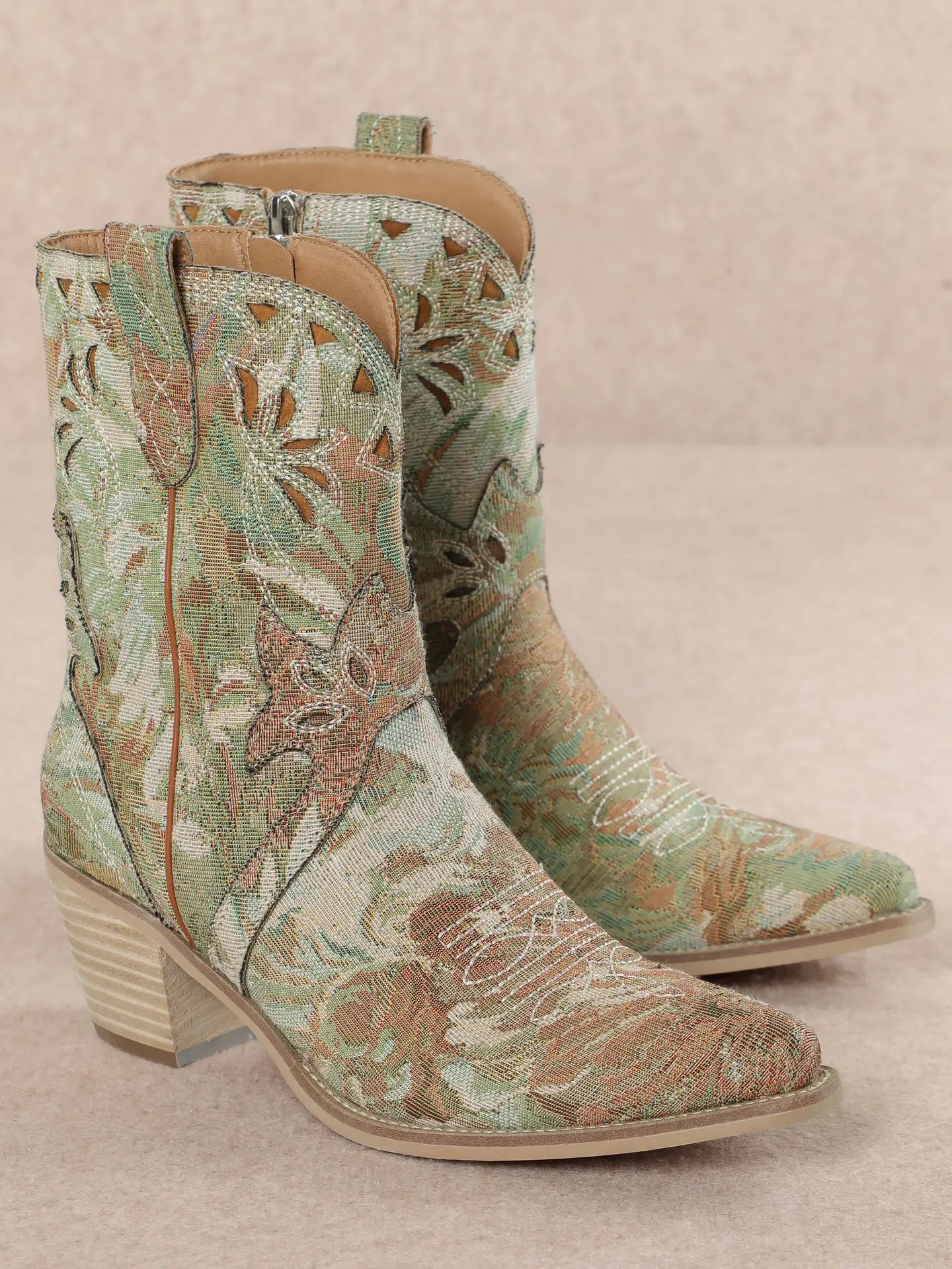 AMARYLLIS Cowboy Boots | Green