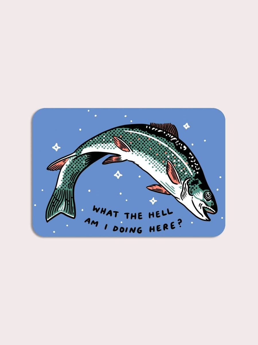 What The Hell Vinyl Sticker