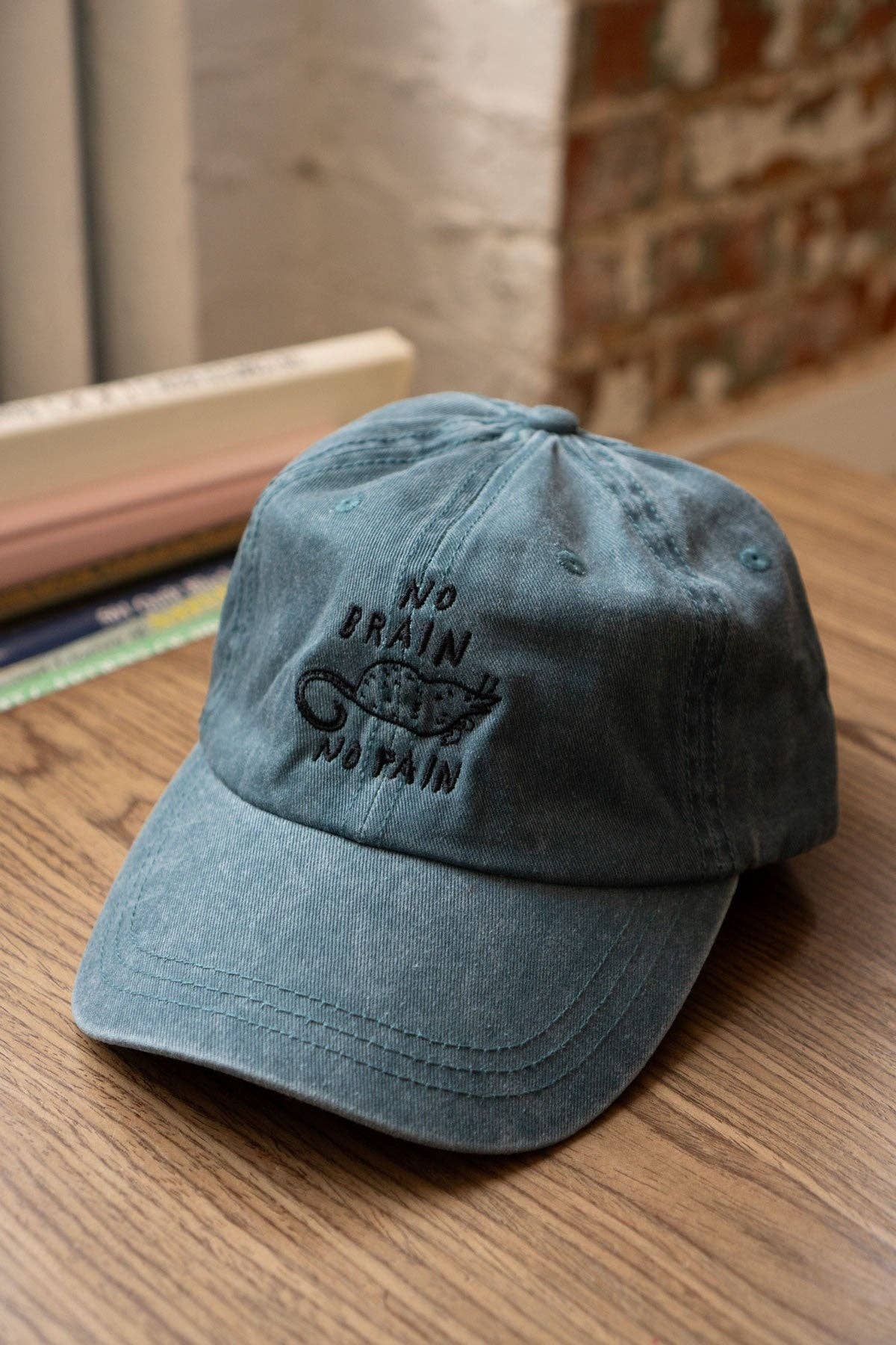 No Brain No Pain Dad Hat