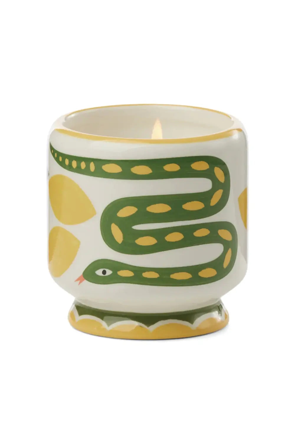 A Dopo Snake Ceramic Vessel Candle | Wild Lemongrass