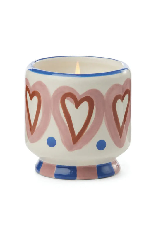 A Dopo Heart Ceramic Vessel Candle | Rosewood Vanilla