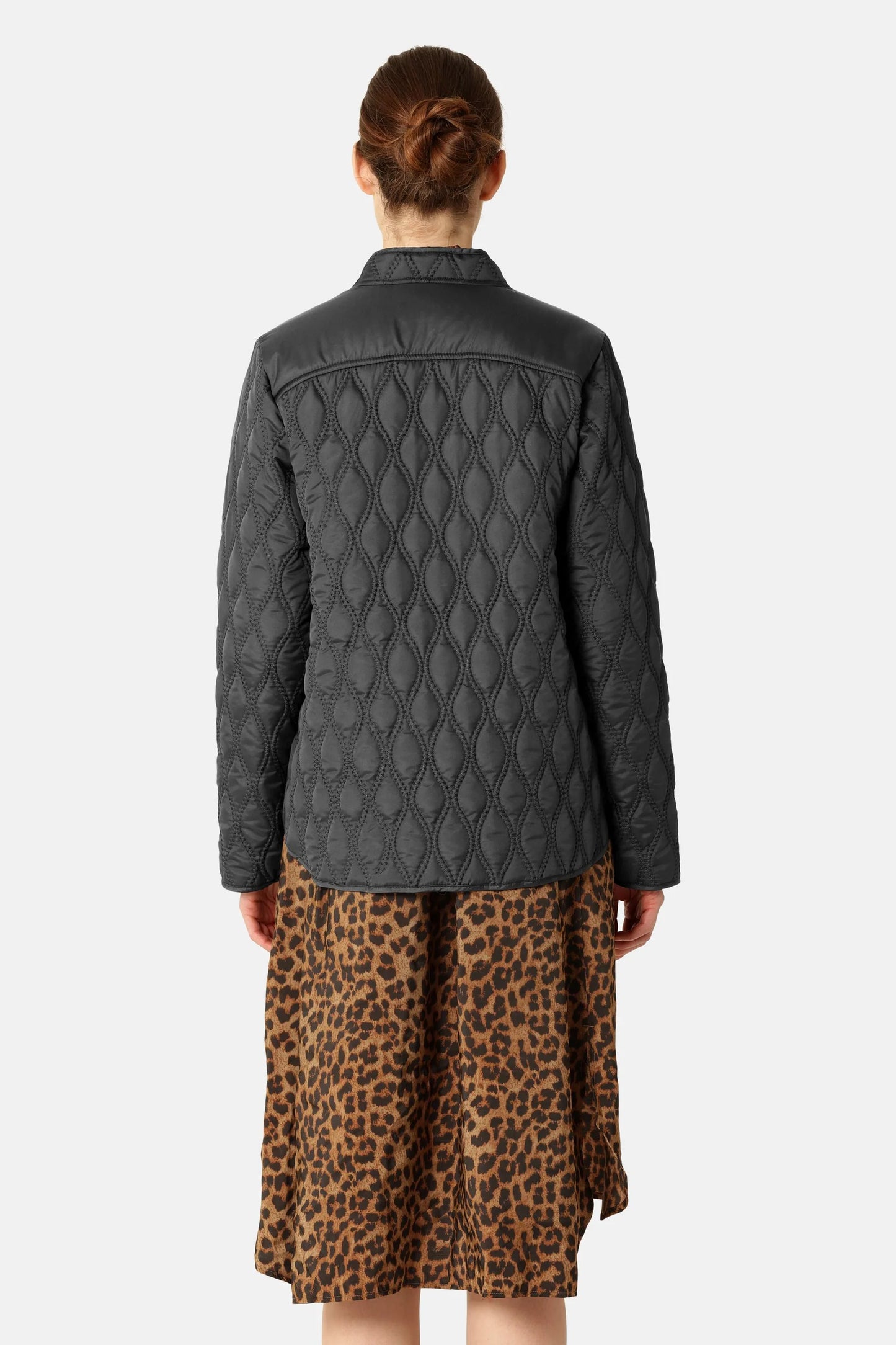 Short Quilt Jacket | Black