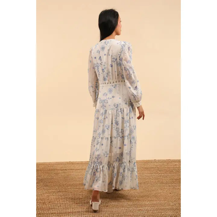 April Maxi Dress Floral Print