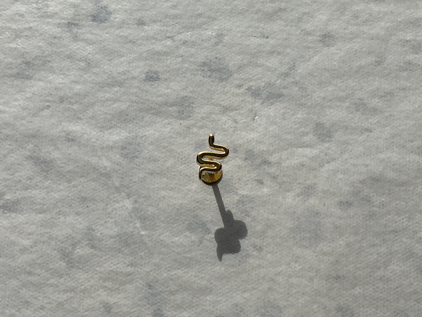 Snake Flatback Earring