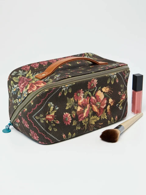 Travel Cosmetic Organizer - Crafted Bouquets Chocolate