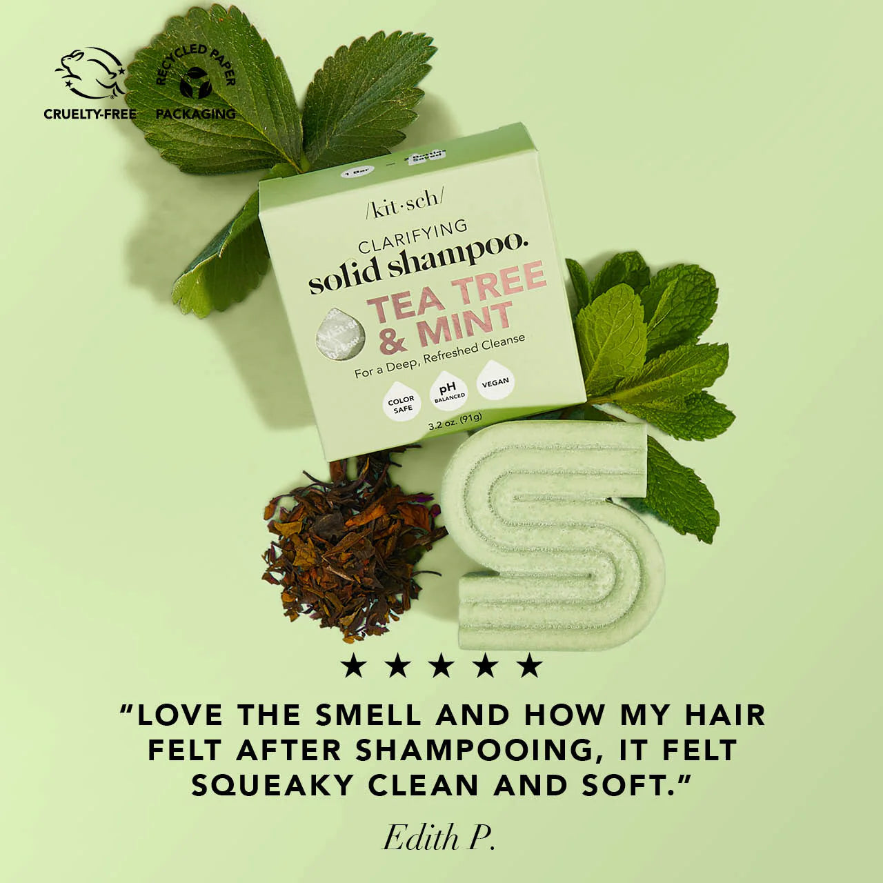 Clarifying Shampoo Bar | Tea Tree & Mint