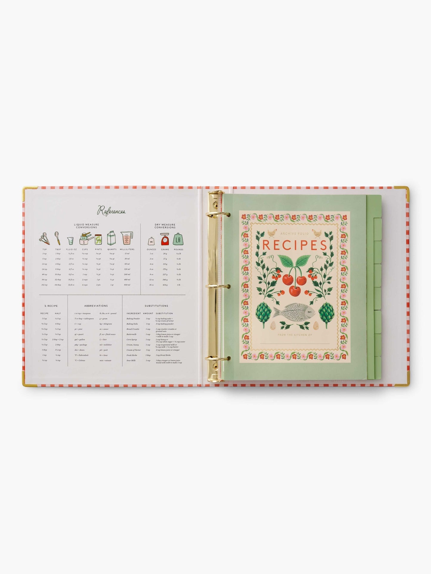 Cherry Farm Recipe Binder