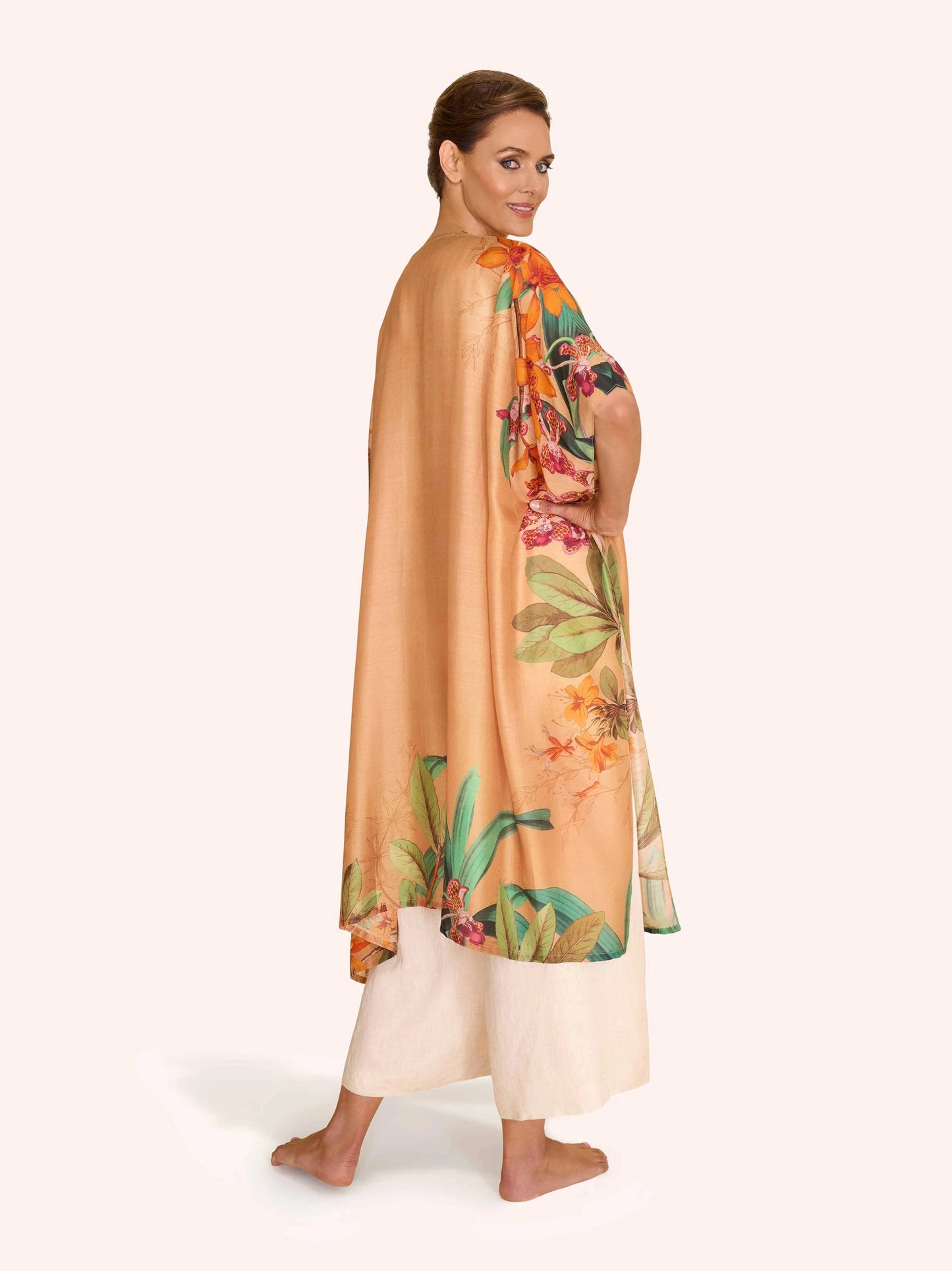 Beach Wrap Around - Botany Bliss - Champagne