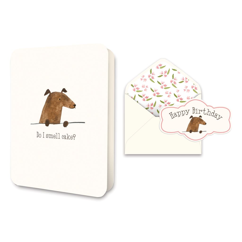 Do I Smell Cake? Deluxe Greeting Card